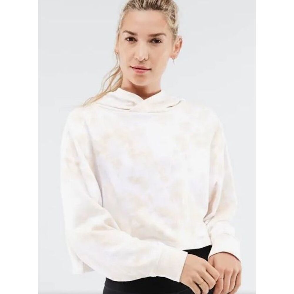 Fabletics tie-dye cropped hoodie size XXL 